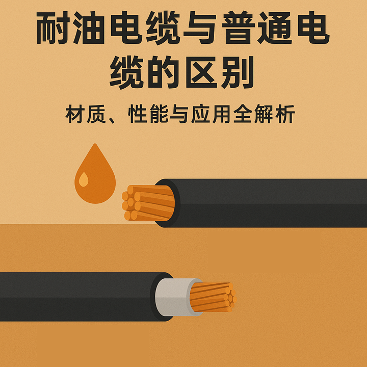 耐油电缆与通常电缆的区别：材质、机能与利用全解析