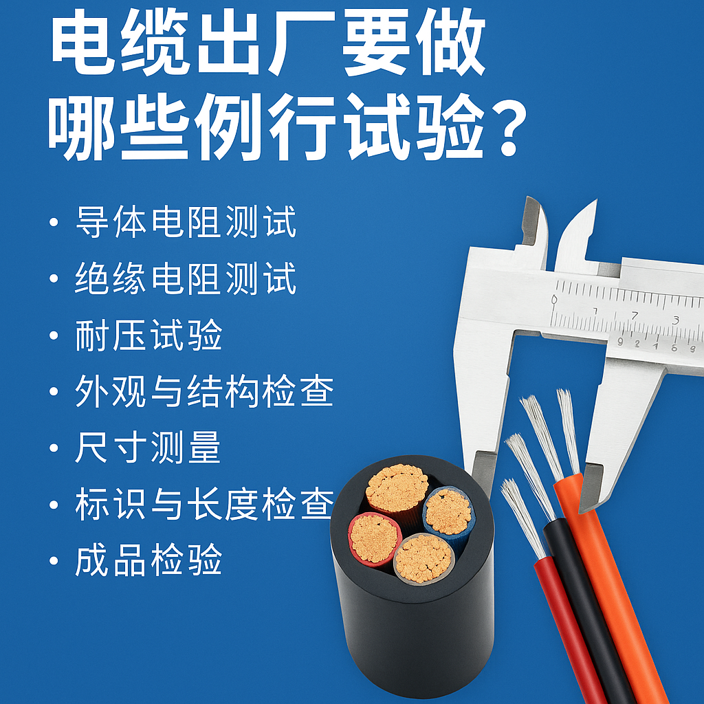 电缆出厂要做哪些例行试验？一文讲清最关键的7项检测