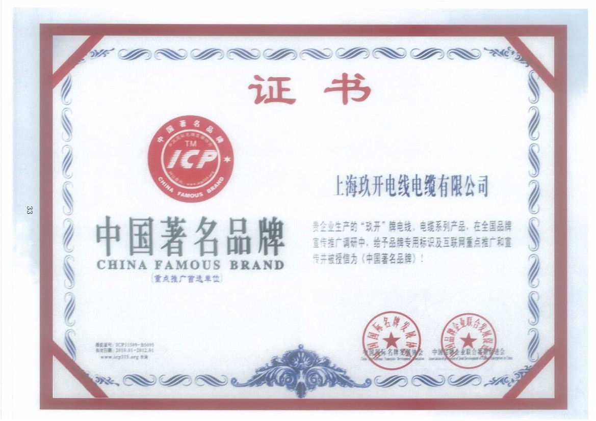 Z6尊龙凯时中国驰名品牌证书